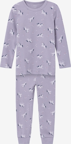 NAME IT Yöpuku 'NMFUNICORN' värissä lila: etupuoli