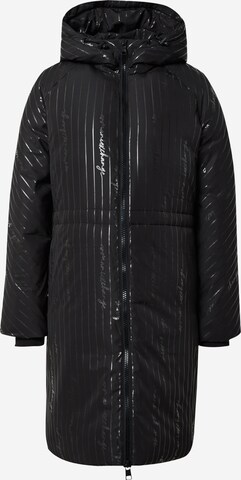 ARMANI EXCHANGE Winter Coat in Black: front