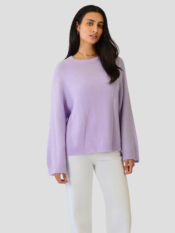 Lilavie Pullover 'Sophiaa' in Lila: Vorderseite