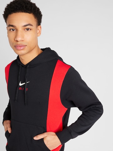 juoda Nike Sportswear Megztinis be užsegimo 'AIR'