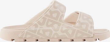 BOGNER Beach & Pool Shoes 'Slides Biarritz' in Beige