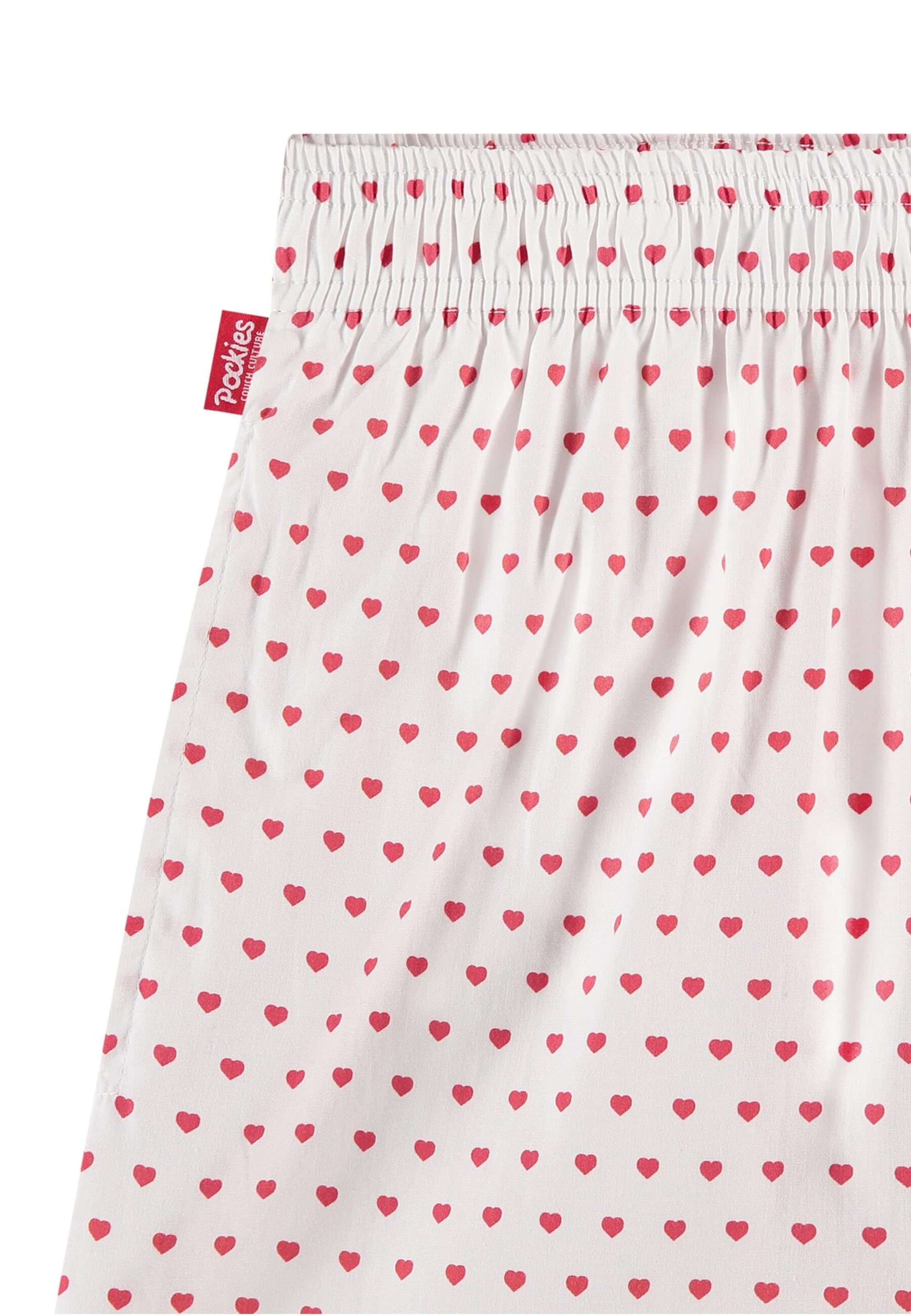 Boxers 'Dirty Love' Pockies en blanc