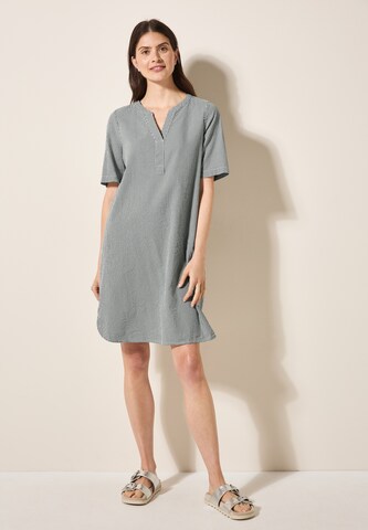 CECIL Dress 'Seersucker' in Grey: front