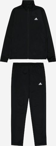 ADIDAS SPORTSWEAR Treningsdress 'Essentials' i svart: forside