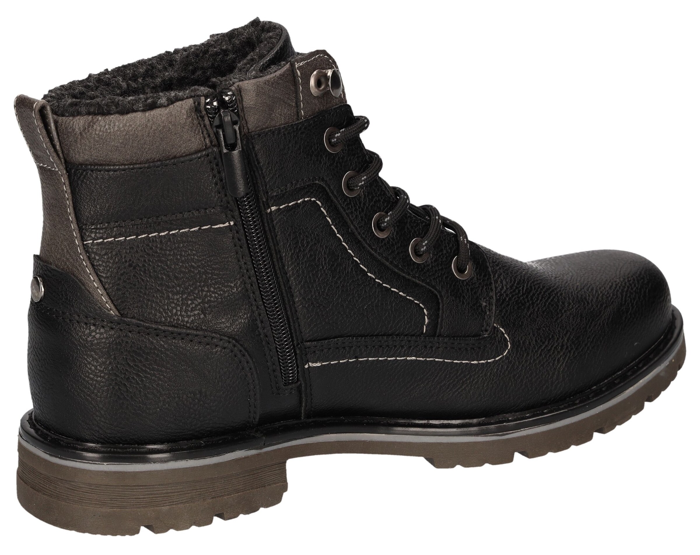 LERROS Lace-Up Boots in Black