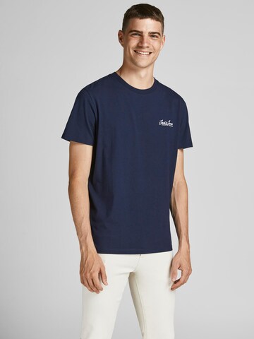 JACK & JONES T-shirt 'Tons' i blå: framsida