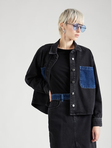 Veste mi-saison 'BEATE' OBJECT en noir : devant