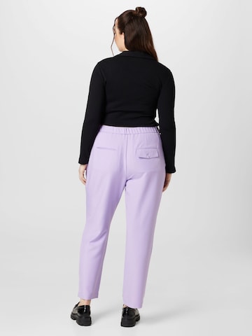 Regular Pantalon chino ONLY Carmakoma en violet