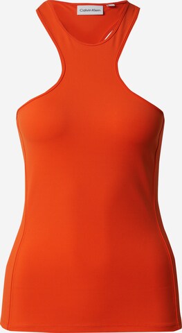 Haut Calvin Klein en orange : devant