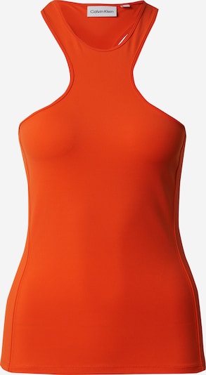 Calvin Klein Top | temno oranžna barva, Prikaz izdelka