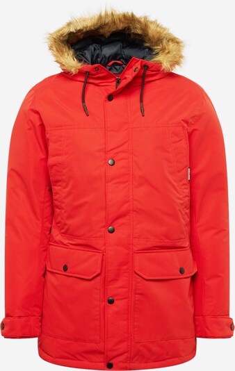 JACK & JONES Vinterparkas 'WINNER' i rød / svart, Produktvisning