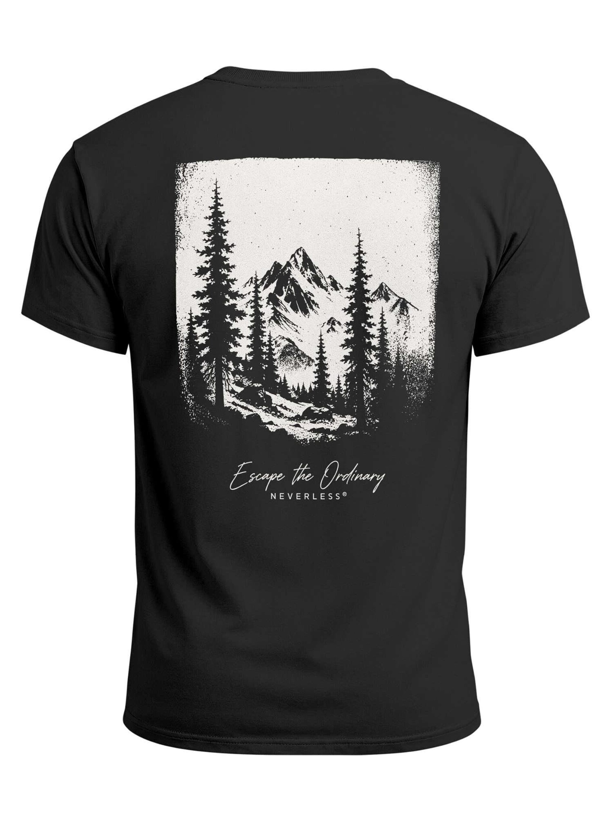 Neverless Shirt 'Escape the Ordinary' in Black