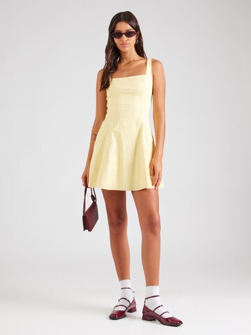 Abito estivo 'MILA CLASSIC' di Abercrombie & Fitch in giallo