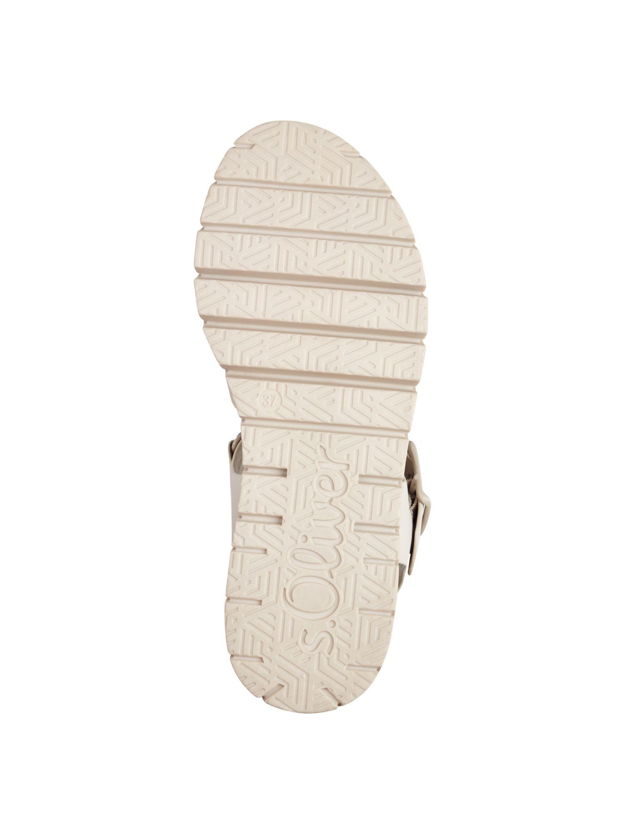 s.Oliver Sandaal in Beige