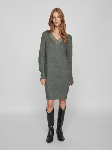 VILA Knitted dress 'Glacy' in Green: front