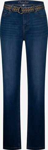 October Jeans in Blauw: voorkant