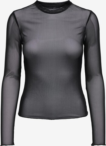 melns ONLY T-Krekls 'LINA': no priekšpuses