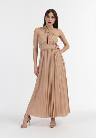 faina Kleid in Beige