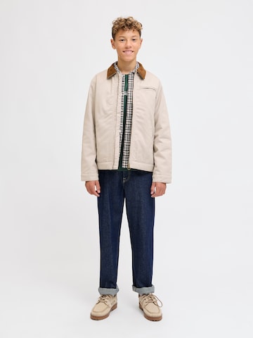 Jack & Jones Junior Between-Season Jacket 'JORNORREBRO' in Beige