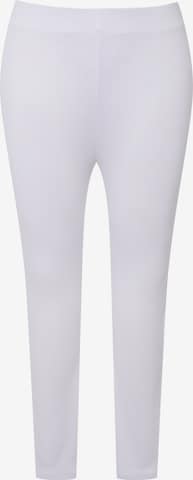 Studio Untold Skinny Pants in White: front