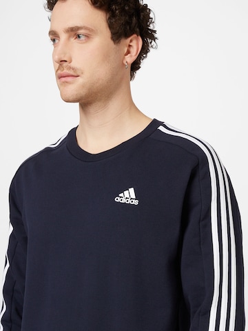 ADIDAS SPORTSWEAR Športová mikina 'Essentials' - Modrá