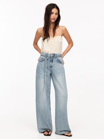 Baggy Jean Pull&Bear en bleu