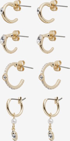 PIECES - Pendientes 'AHIA' en oro: frente