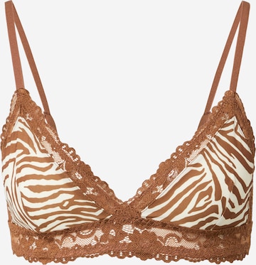 Regular Soutien-gorge Samsøe Samsøe en marron : devant