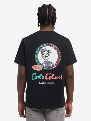 T-Shirt 'di Cugno' Carlo Colucci en noir