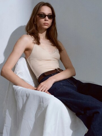 Dilvin Top in Beige