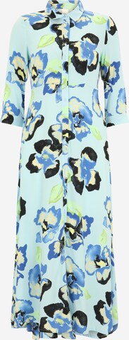 Y.A.S Petite Shirt Dress 'SAVANNA' in Blue: front