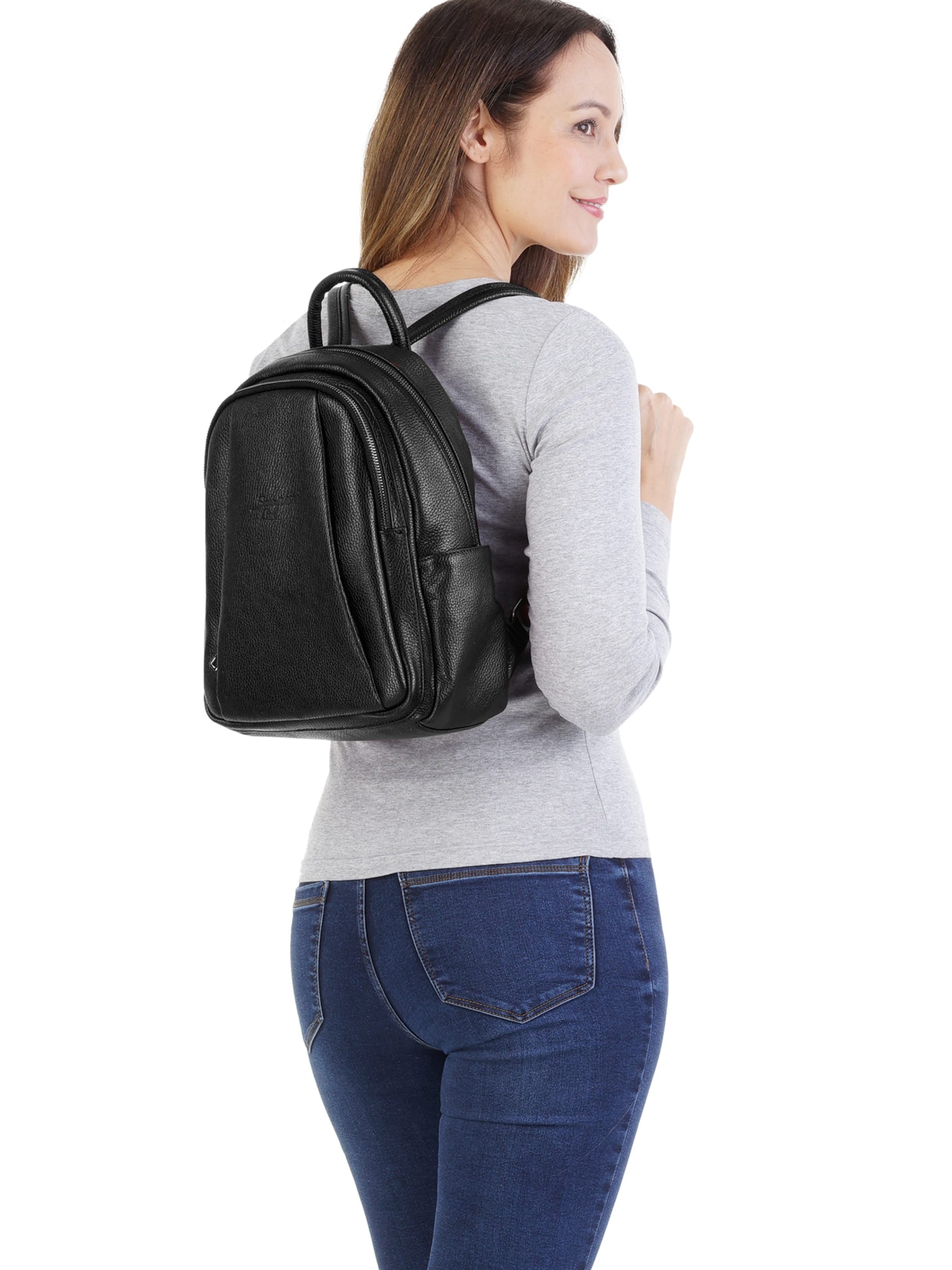 Samantha Look Rucksack‌‌‌‌‌ in Schwarz: Vorderseite