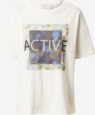 Cartoon T-Shirt in mischfarben / weiß, Produktansicht