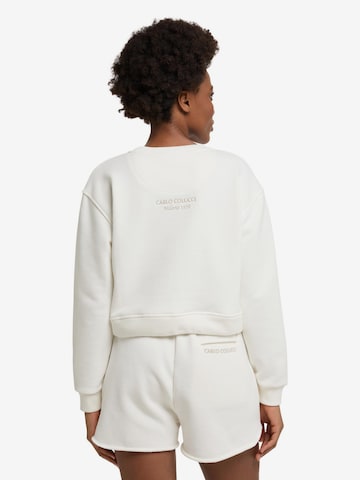 Carlo Colucci Sweatshirt ' De Bacco ' in White