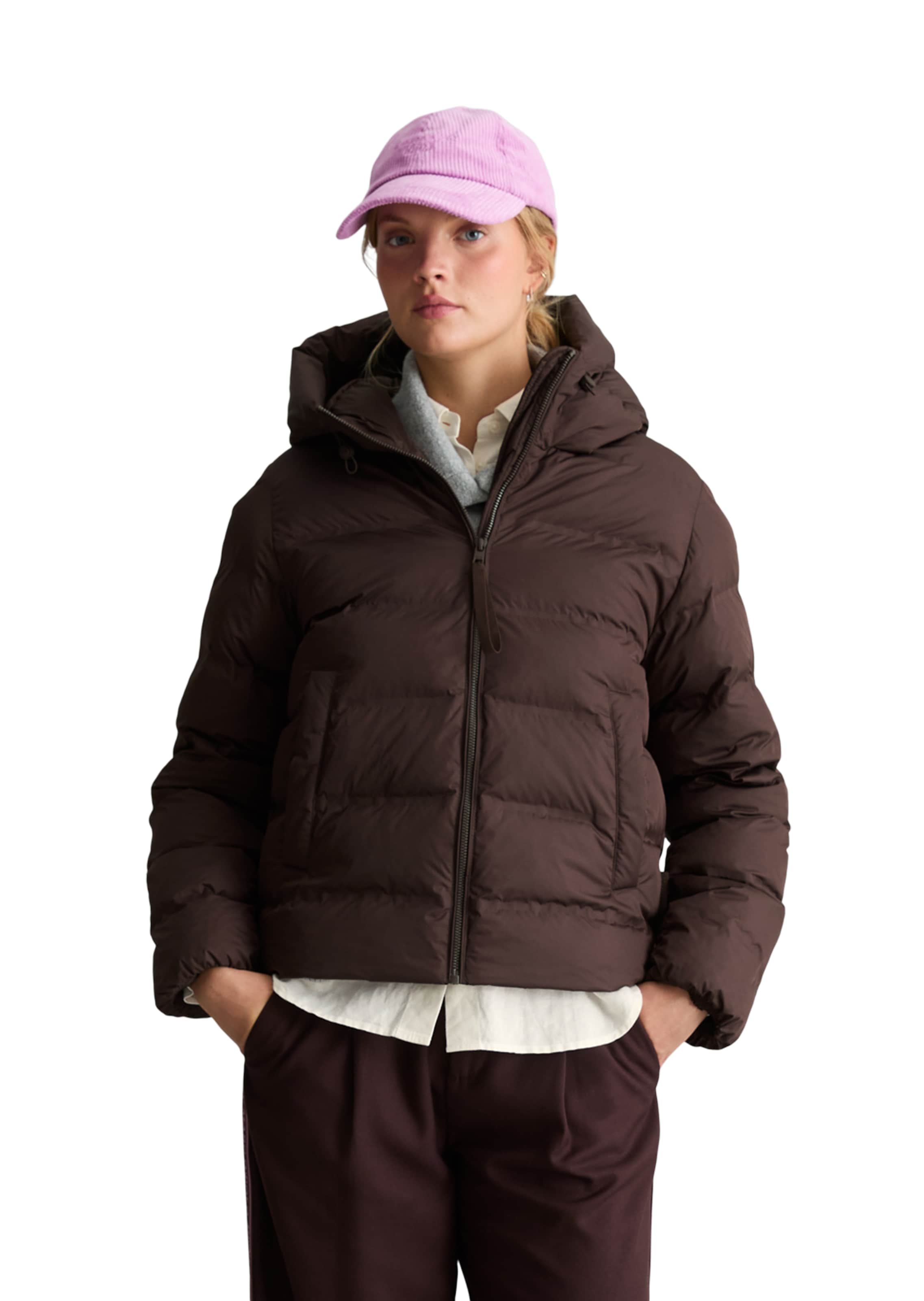 Marc O'Polo DENIM Jacke in Braun: Vorderseite