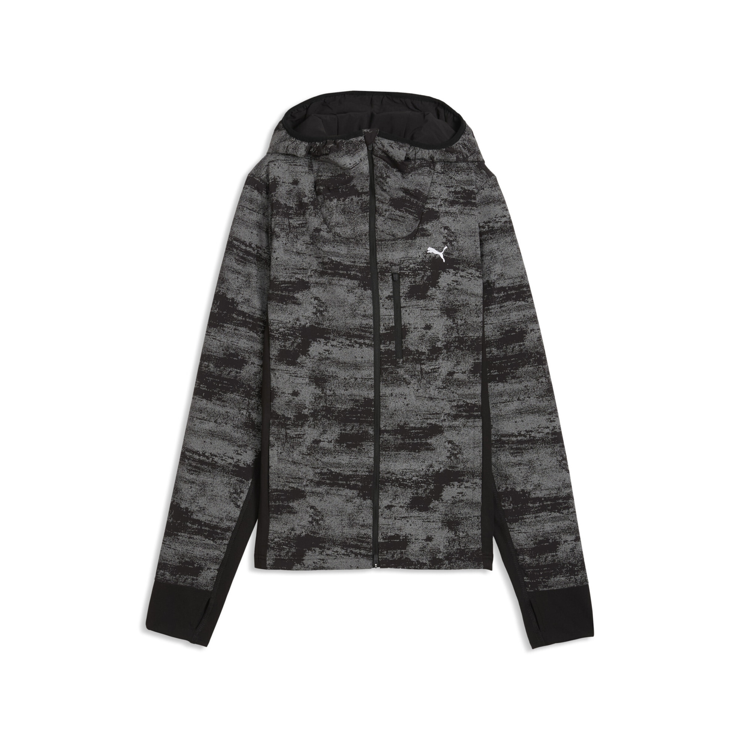 Veste de sport 'Run Brightstride' PUMA en noir : devant
