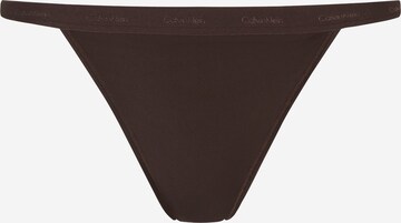 Slip Calvin Klein Underwear en marron : devant