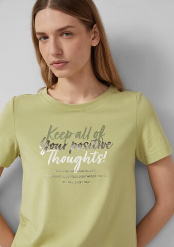T-shirt s.Oliver en vert