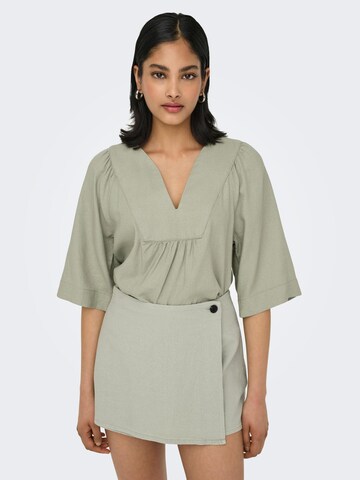 ONLY Bluse 'ONLCaro' i grøn