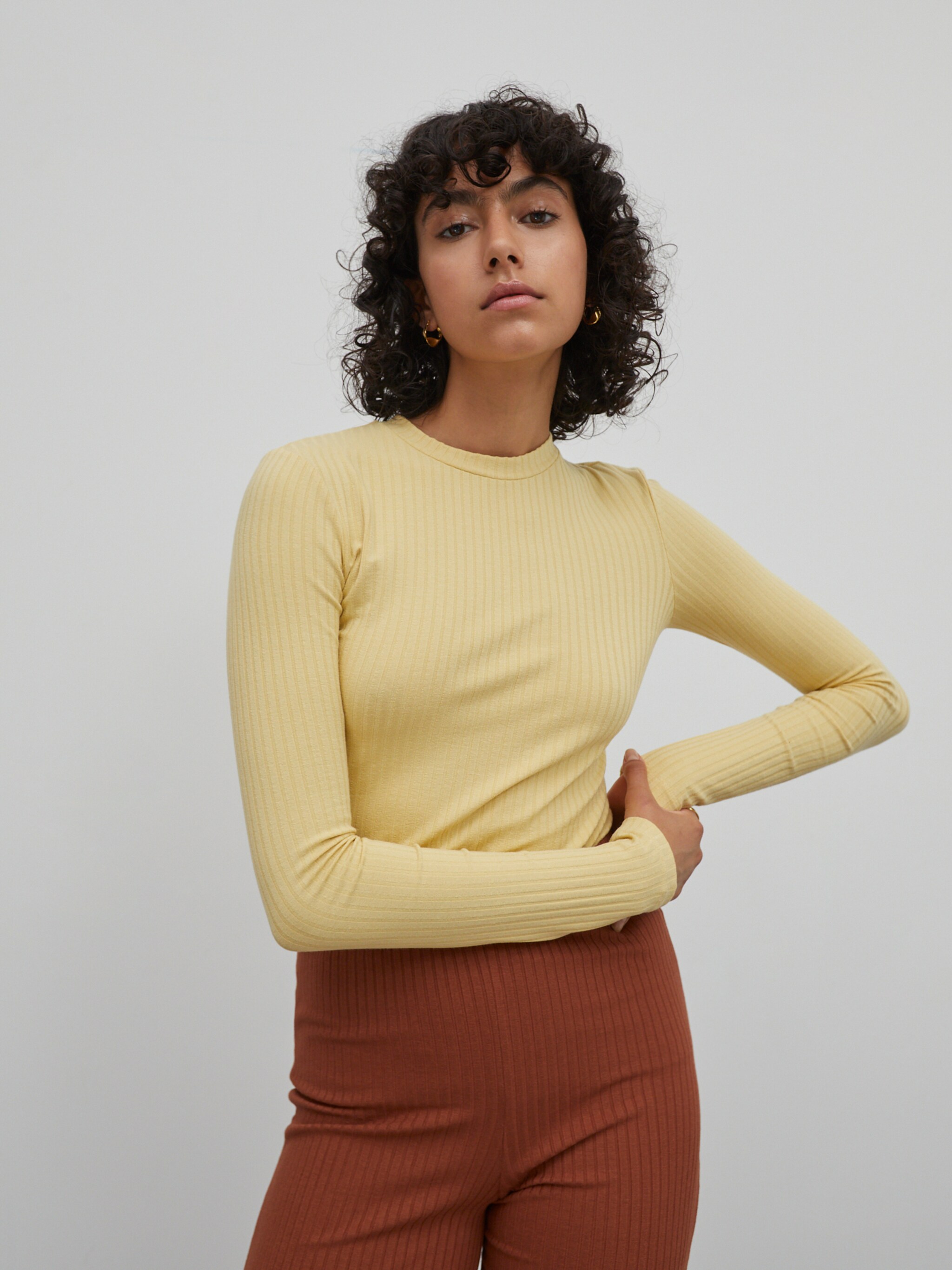 EDITED Produits T-shirt 'Ginger' jaune