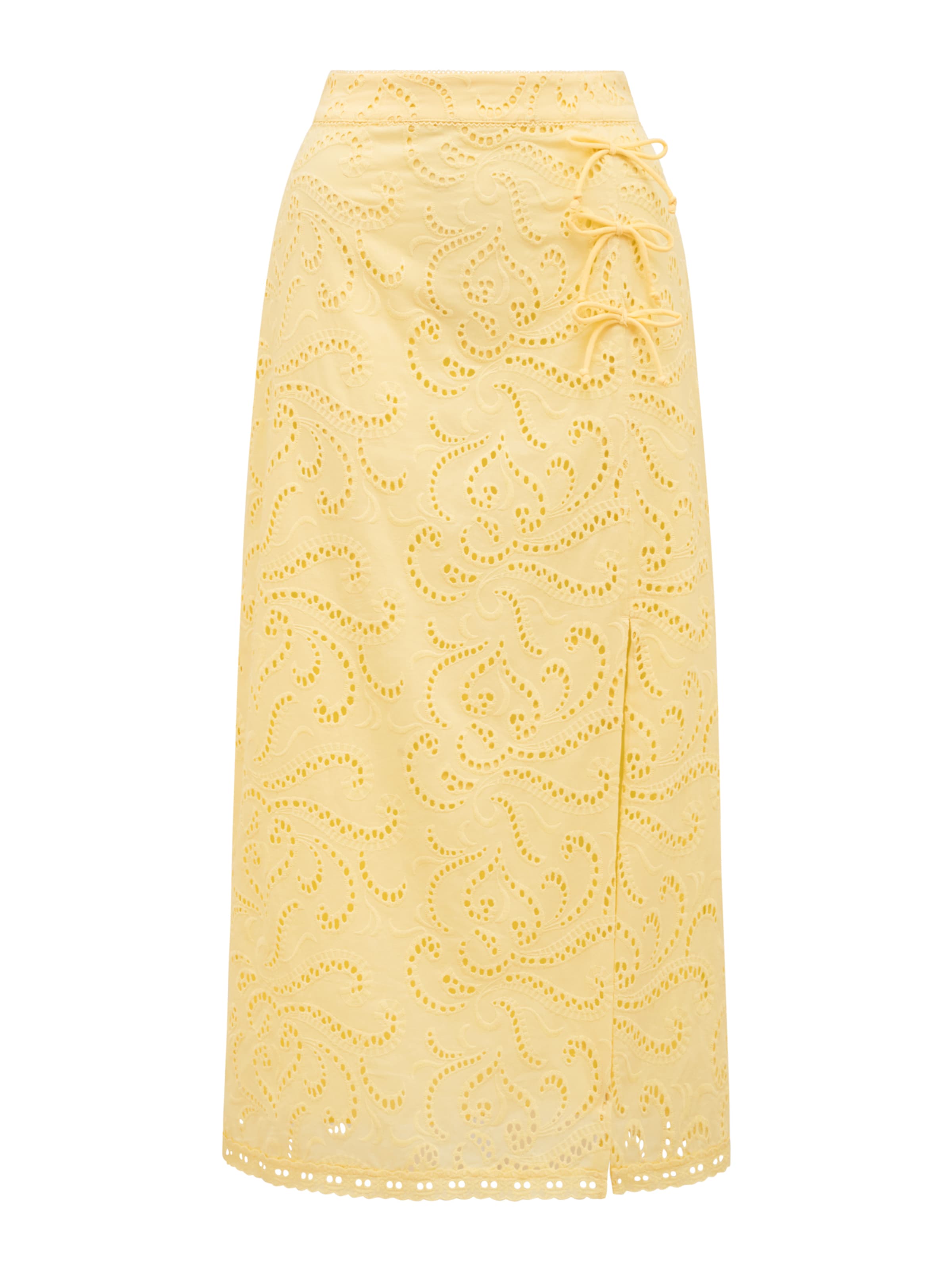 dzeltens Forever New Petite Svārki 'Emelia': no priekšpuses