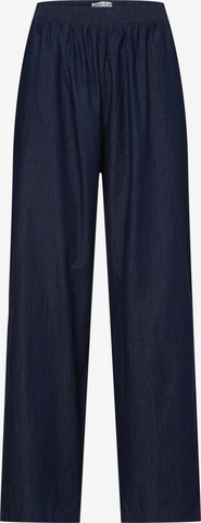 Marie Lund Loosefit Broek in Blauw: voorkant