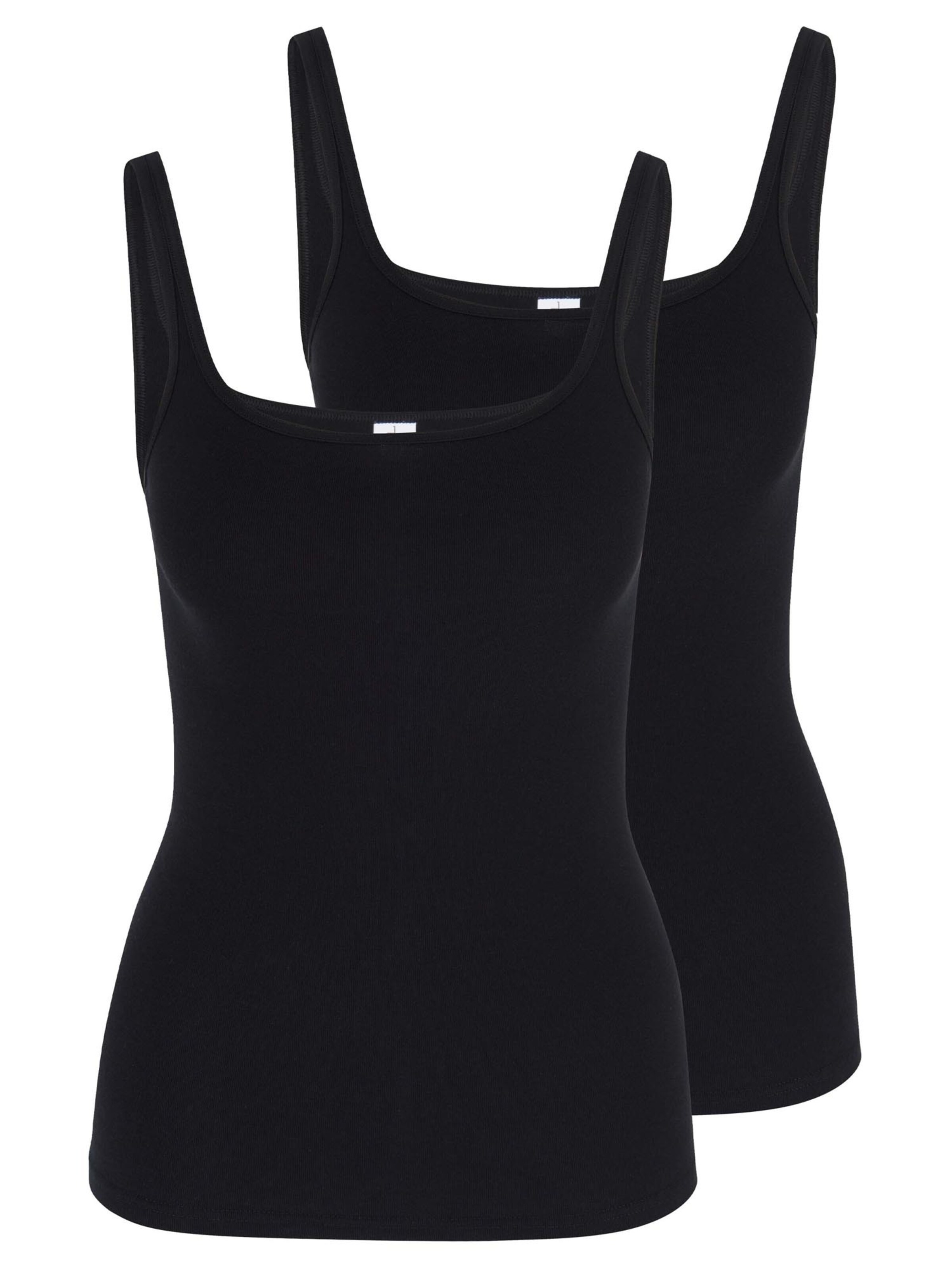 SPEIDEL Undershirt 'bio.cotton' in Black: front