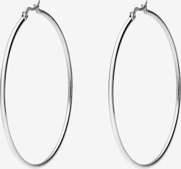 Lucardi Ohrringe in Silber: Vorderseite