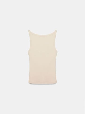 Dilvin Top in Beige: voorkant