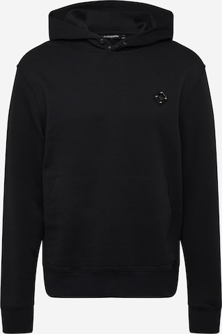 J.Lindeberg Sweatshirt in Zwart: voorkant
