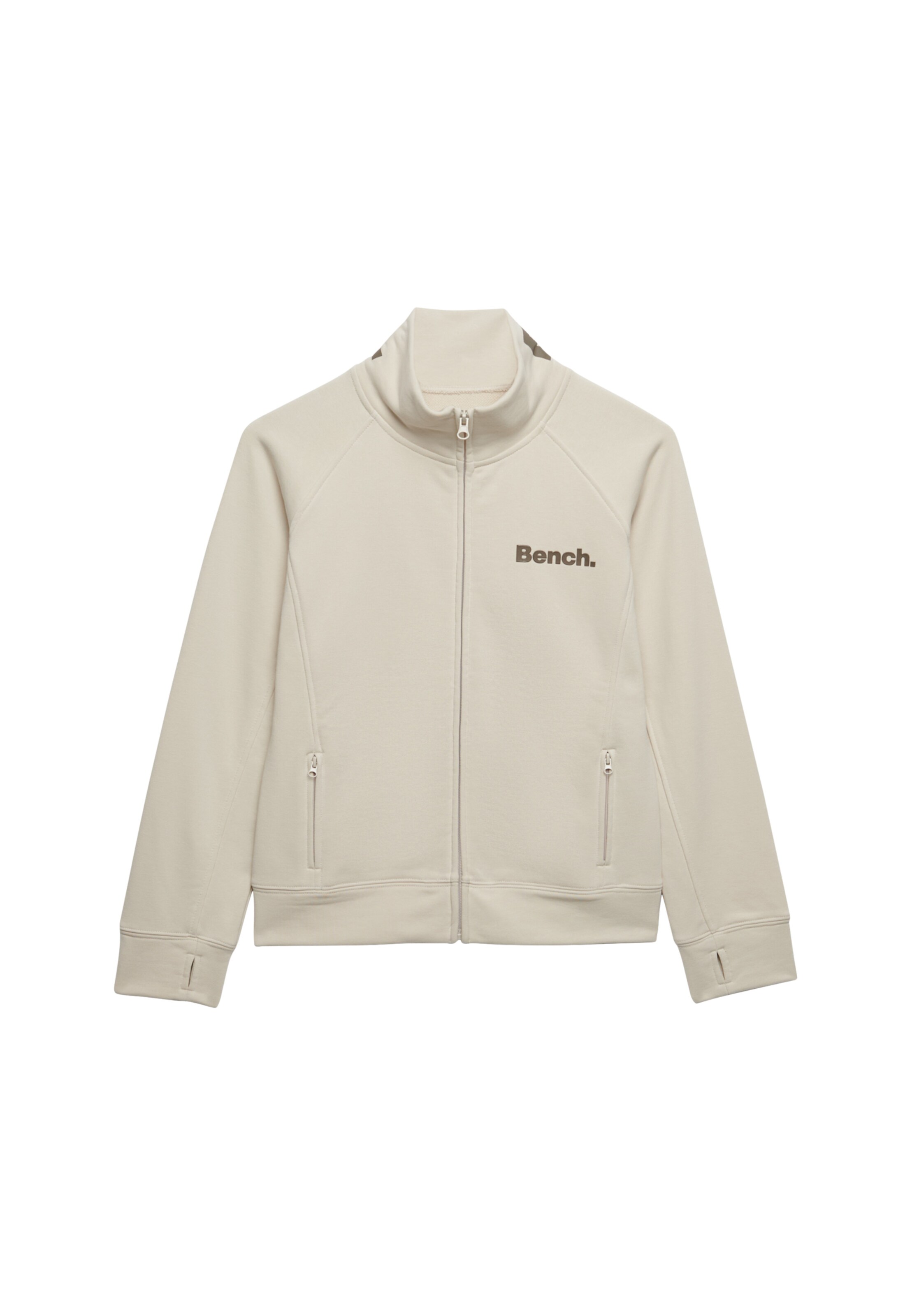 Veste de survêtement 'Bench x Superdry & Co' BENCH en beige : devant