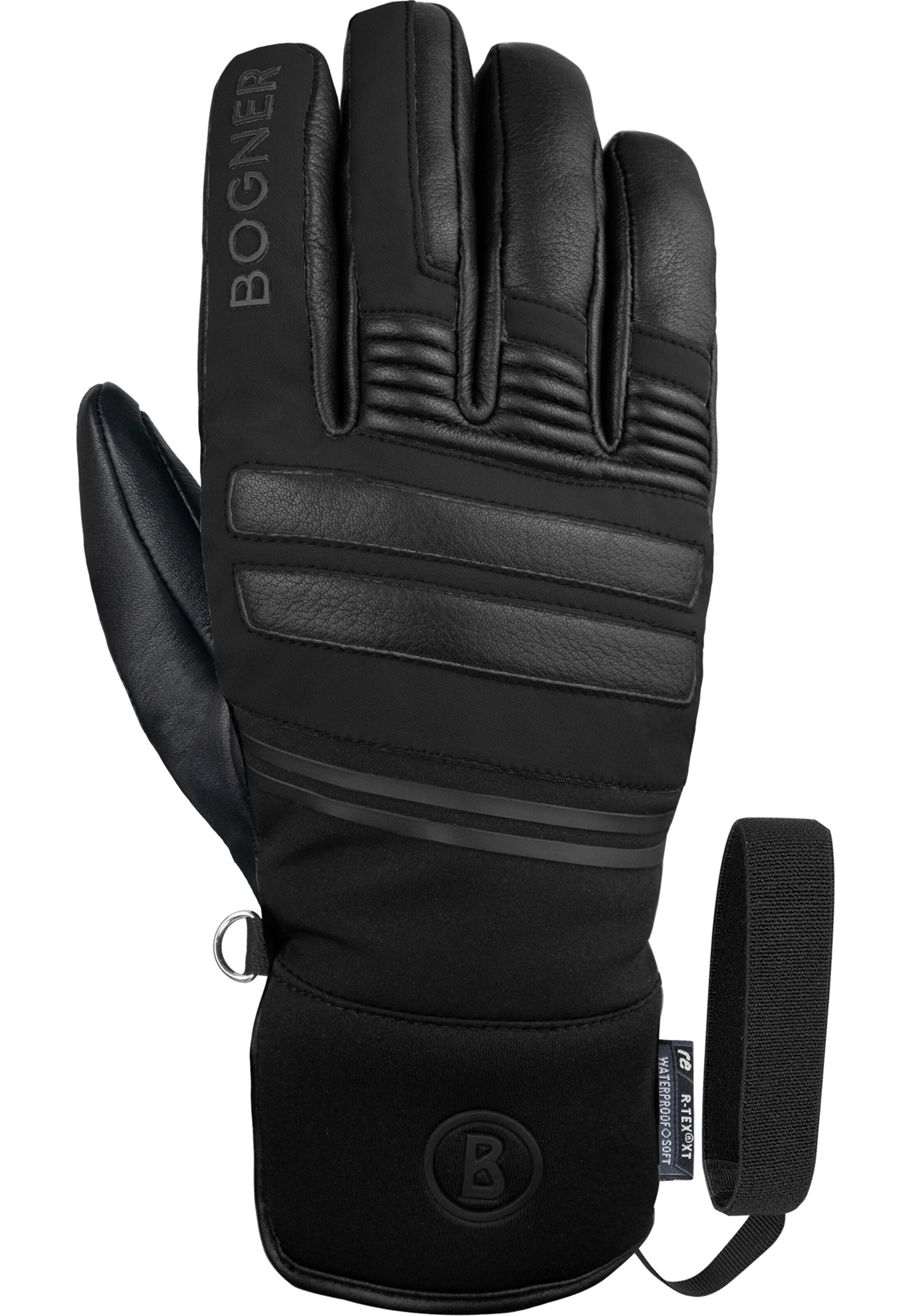 BOGNER Fingerhandschuhe 'Alex' in Schwarz