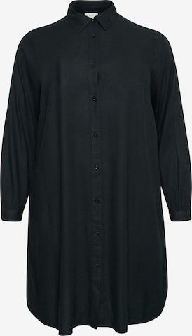 KAFFE CURVE Shirt Dress 'Mille' in Black: front