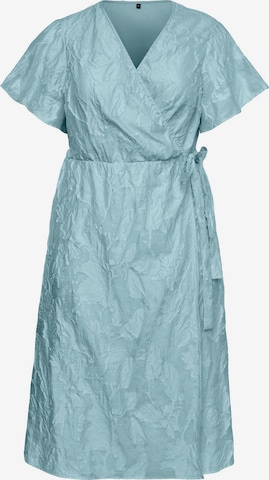 Vero Moda Curve Kleid 'VMCPolina' in Blau: Vorderseite